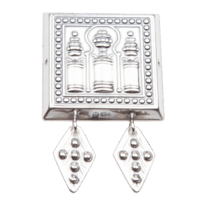 Beltestøl Nordmøre stor med lauv, oksidert