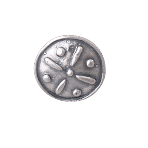 Knapp Troms 16 mm, oksidert