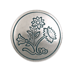 Knapp Nordland 20 mm, oksidert