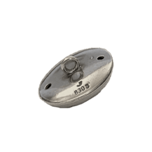 Knapp 17 mm med botn, oksidert - Bilde 2