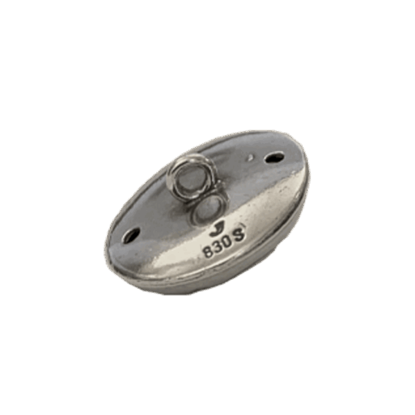 Knapp 17 mm med botn, oksidert