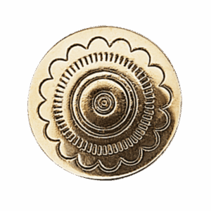 Knapp 20 mm, messing