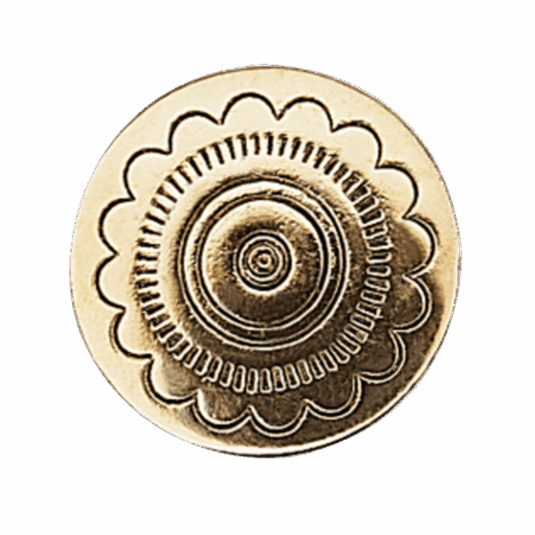 Knapp 20 mm, messing