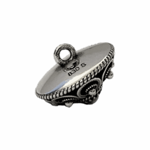 Knapp 14 mm med botn, oksidert - Bilde 2