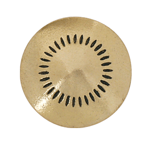 Knapp Sunnfjord 20 mm, messing