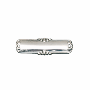 Namneskilt, lite, kvitt