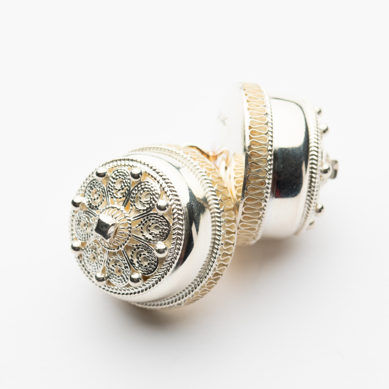 Halsknapp, blank - Bilde 1