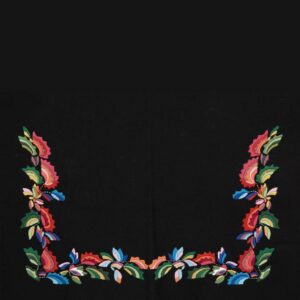 Materialpakke brodert sjal og forkle Vest-Agderbunad - Bilde 6