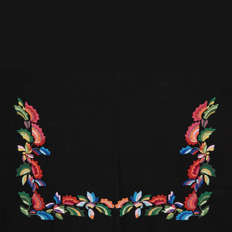 Materialpakke brodert sjal og forkle Vest-Agderbunad - Bilde 6