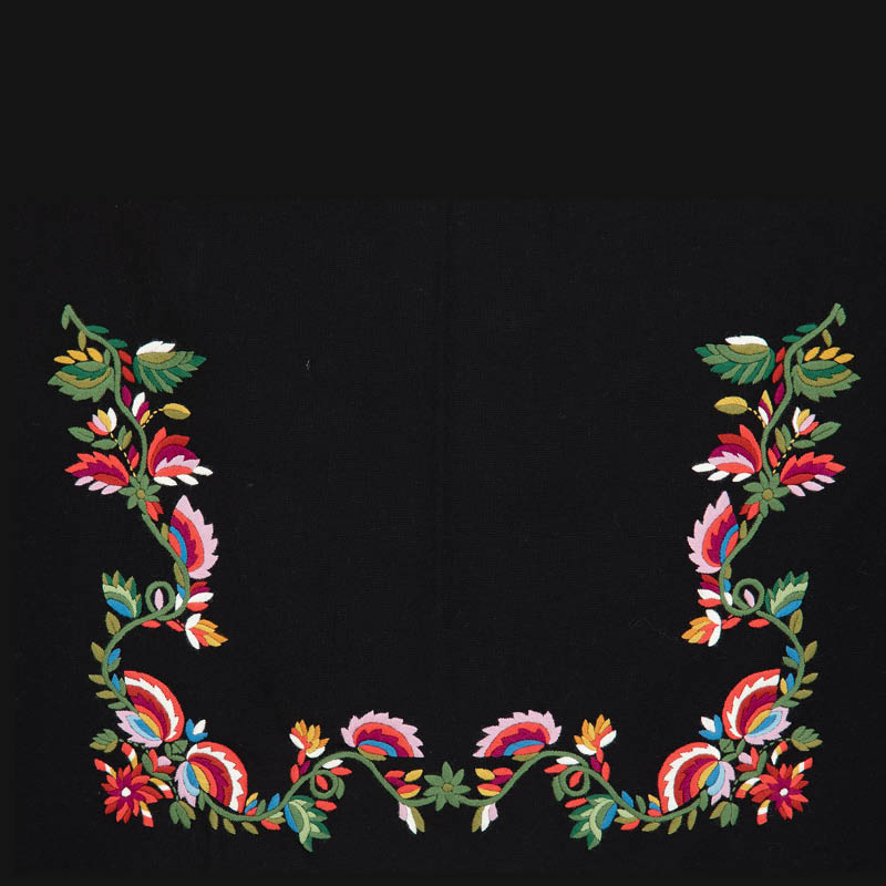 Materialpakke brodert sjal og forkle Vest-Agderbunad - Bilde 8