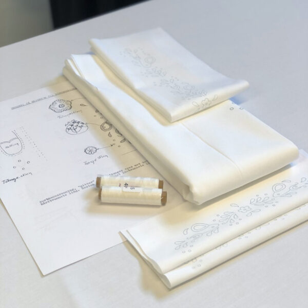 Materialpakke skjorte til Ringeriksbunad