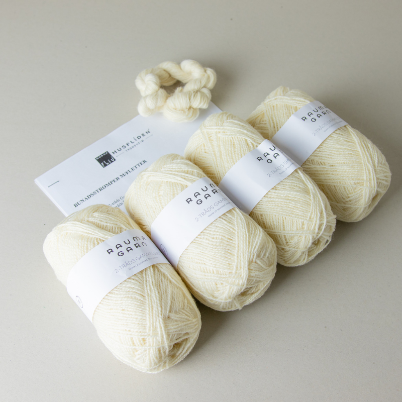 Materialpakke strømper med fletter til Trønderbunad - Bilde 5