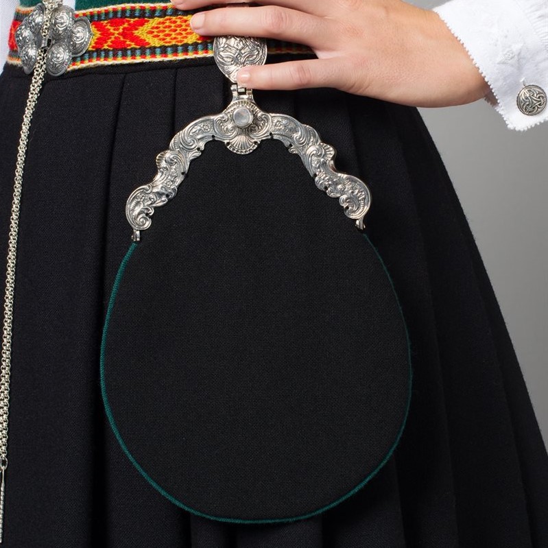 Materialpakke veske Vestfold Husflidslags kvinnebunad 56 mod - Bilde 7