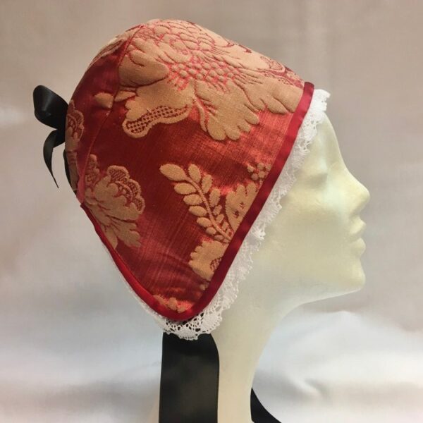 Materialpakke lue til Vestfold Husflidslags kvinnebunad 56 mod rosa