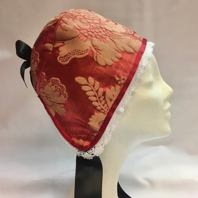 Materialpakke lue til Vestfold Husflidslags kvinnebunad 56 mod rosa - Bilde 4