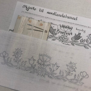 MATERIALPAKKE PÅTEGNET NORDLANDSKJORTE I LIN - Bilde 5