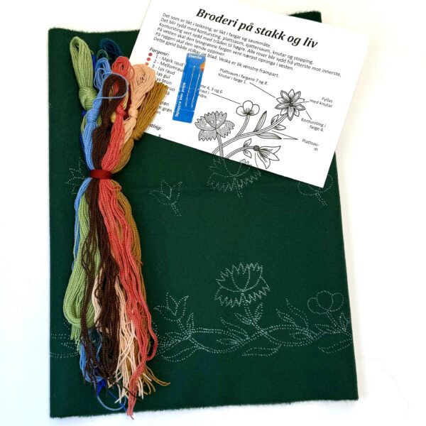 Materialpakke Nordlandsbunad prøvelapp