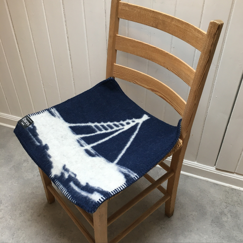 Laksestigen sitteunderlag blå - Bilde 3