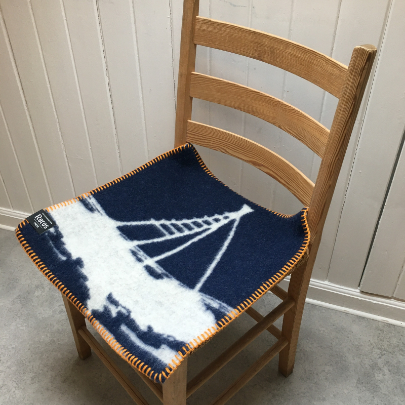 Laksestigen sitteunderlag blå - Bilde 4