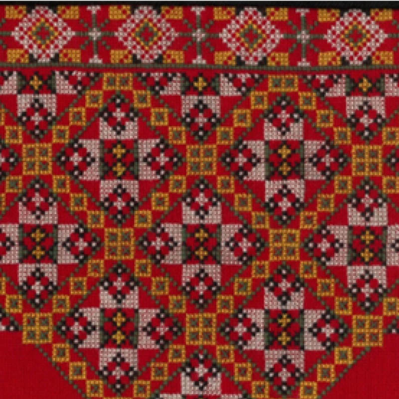 Materialpakke bringeduk til bringeduksdrakt fra Øvre Valdres - Bilde 2