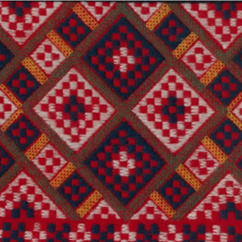 Materialpakke bringeduk til bringeduksdrakt fra Øvre Valdres - Bilde 3