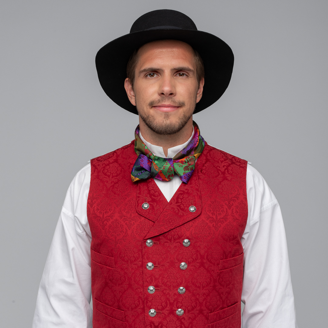 MATERIALPAKKE DAMASK VEST, MANNSBUNADEN FOR NORDLAND OG TROMS - Bilde 6