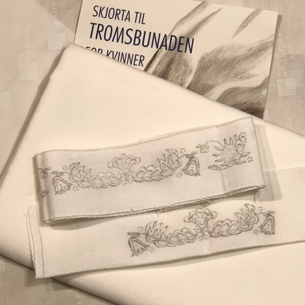 MATERIALPAKKE, SKJORTE TIL TROMSBUNADEN FOR KVINNER