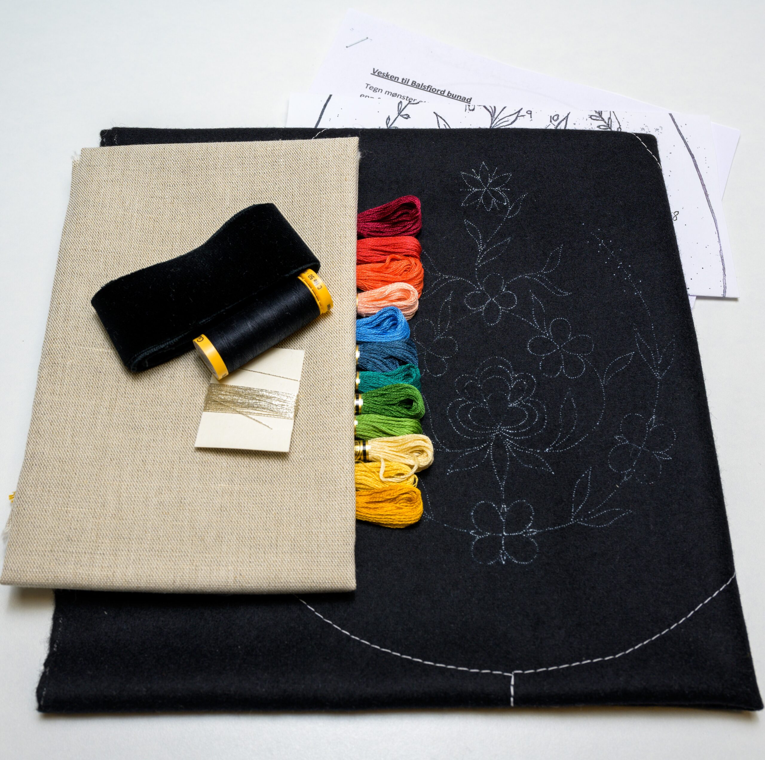 Materialpakke, veske til Balsfjordbunaden - Bilde 2