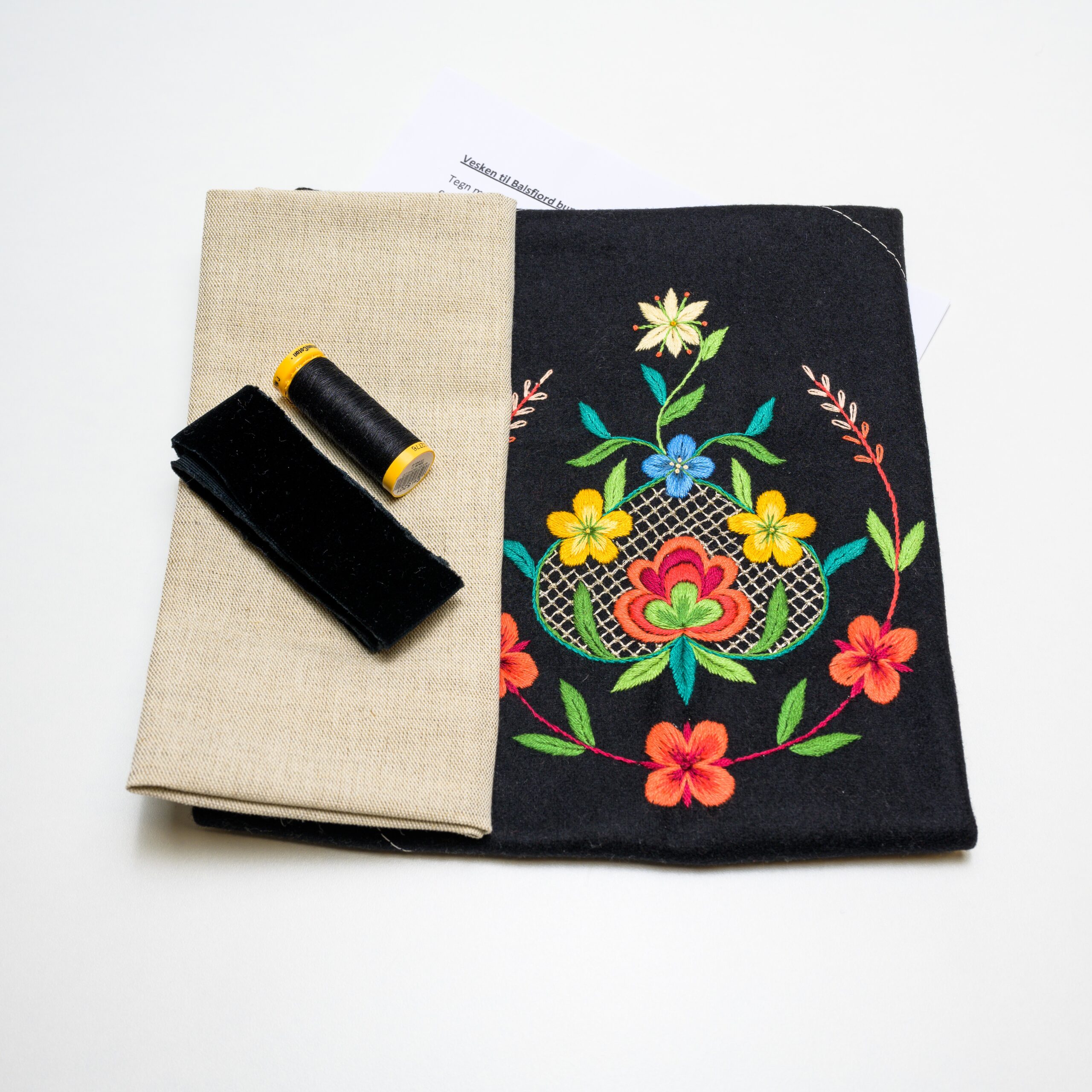 Materialpakke, veske til Balsfjordbunaden - Bilde 3