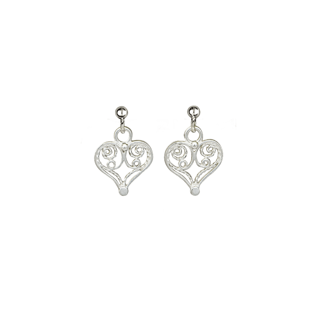 Øyrepynt Hallingdal, kvit, - Bilde 1