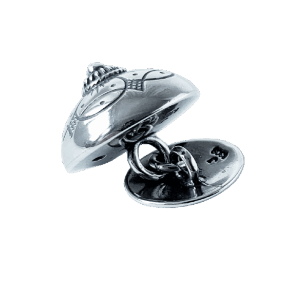 Mansjettknappar Numedal, oksidert