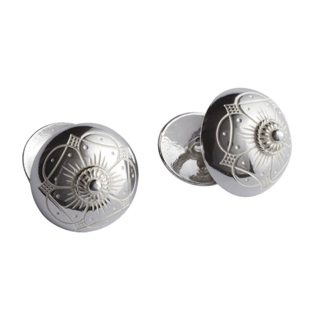 Mansjettknappar Agder, kvit - Bilde 1