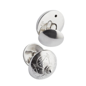 Mansjettknappar Agder, kvit - Bilde 2