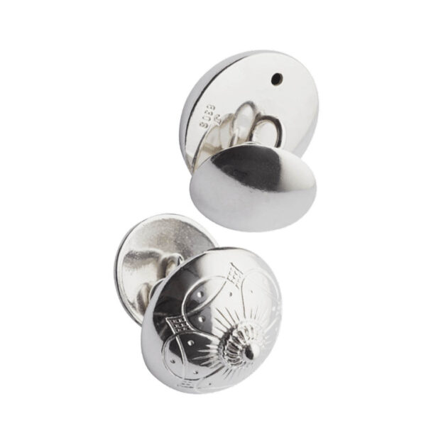 Mansjettknappar Agder, kvit