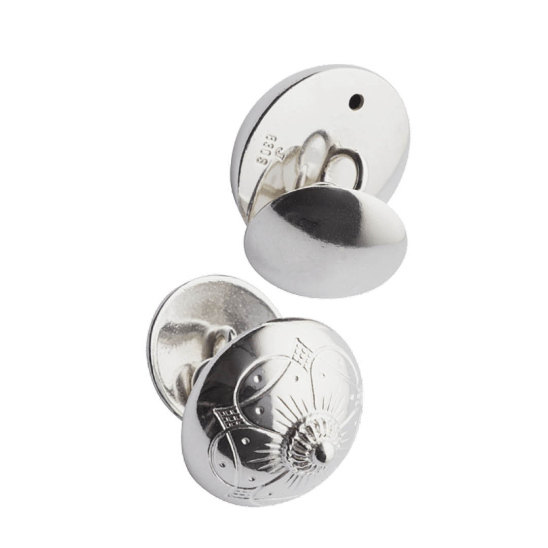 Mansjettknappar Agder, kvit - Bilde 2