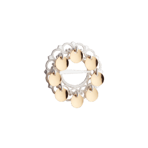 Sølje, rose, kvit/forgylt