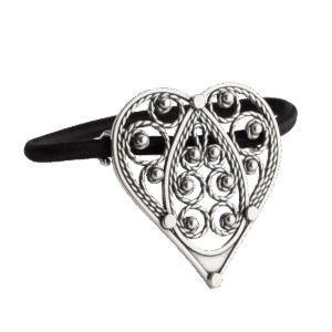 Hårstrikk - Hjartefiligran, oksidert