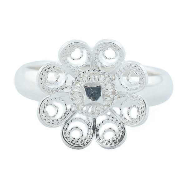 Ring til bunad m/8 blads rose 9601