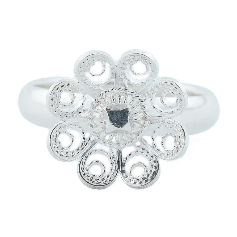 Ring til bunad m/8 blads rose 9601 - Bilde 1