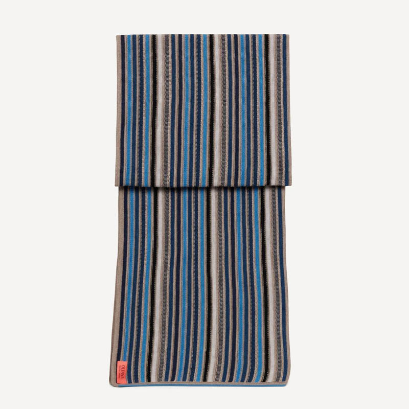 Ann Mari skjerf beige og blå - Bilde 2