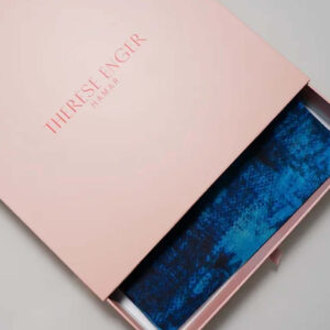 Skjerf Blue waves i lin/modal/silke - Bilde 2