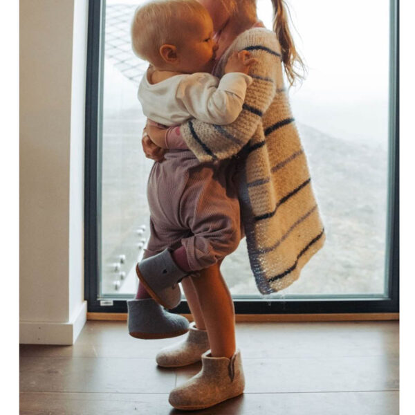 Boot ECO ankel barn, naturbrun