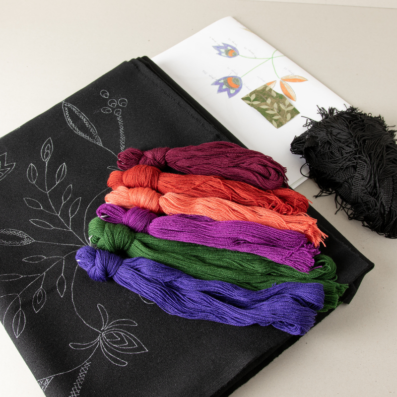 Materialpakke sjal som kan brukes til Trønderbunad - Bilde 8