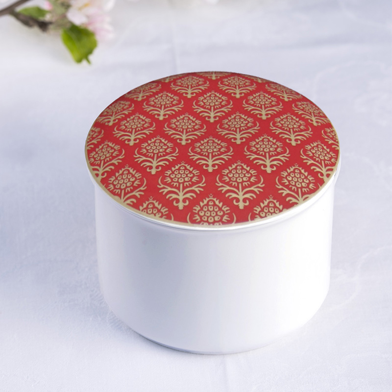 Troms/Rød Brokade m/indre skrin - Bilde 1