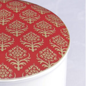 Troms/Rød Brokade m/indre skrin - Bilde 2