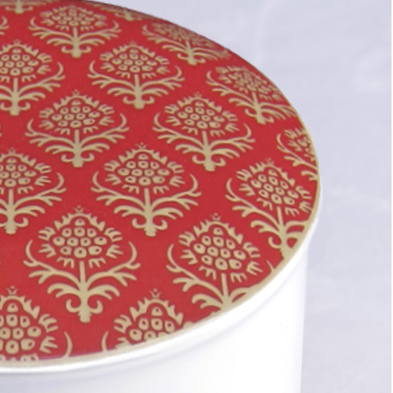 Troms/Rød Brokade m/indre skrin - Bilde 2