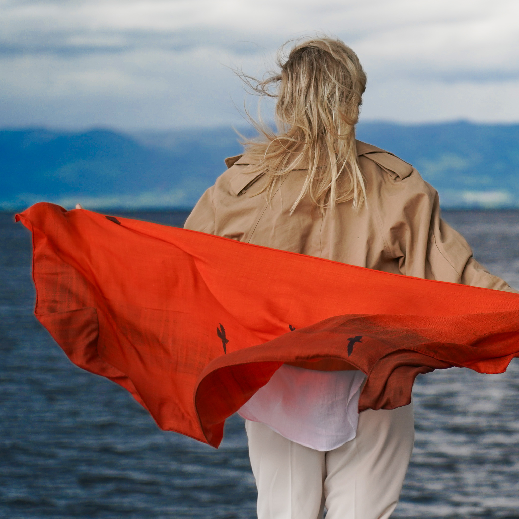 Skjerf FLY HIGH MUSTARD - Bilde 1