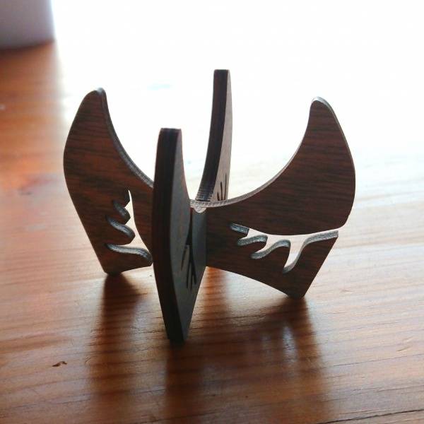 Eggeholder med horn motiv, 6pk