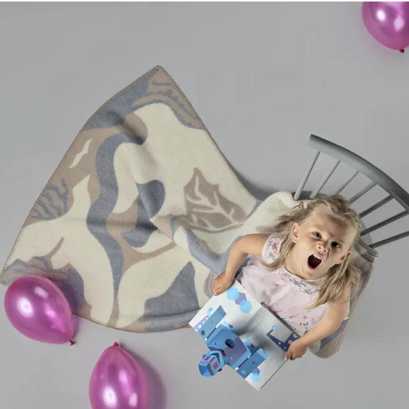 Fugl og fisk minipledd - Bilde 2