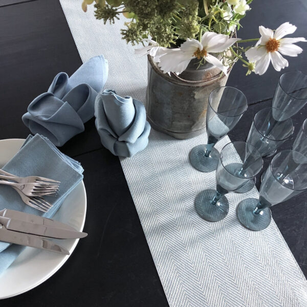 Løper Festremsa strandråg rød, 23x240 cm